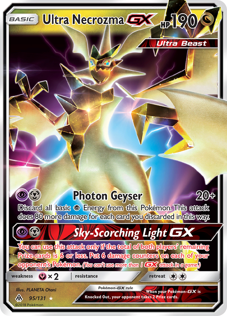 Ultra Necrozma GX (95/131) [Sun & Moon: Forbidden Light] | Anubis Games and Hobby