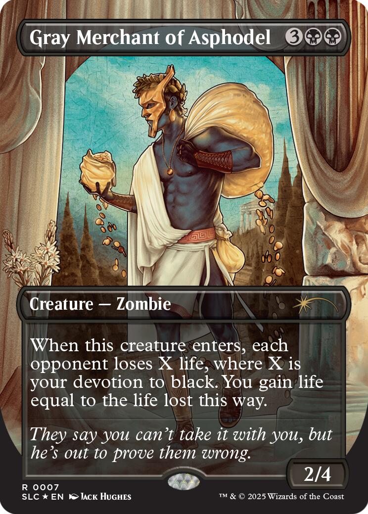 Gray Merchant of Asphodel (Halo Foil) [Secret Lair Countdown Kit] | Anubis Games and Hobby