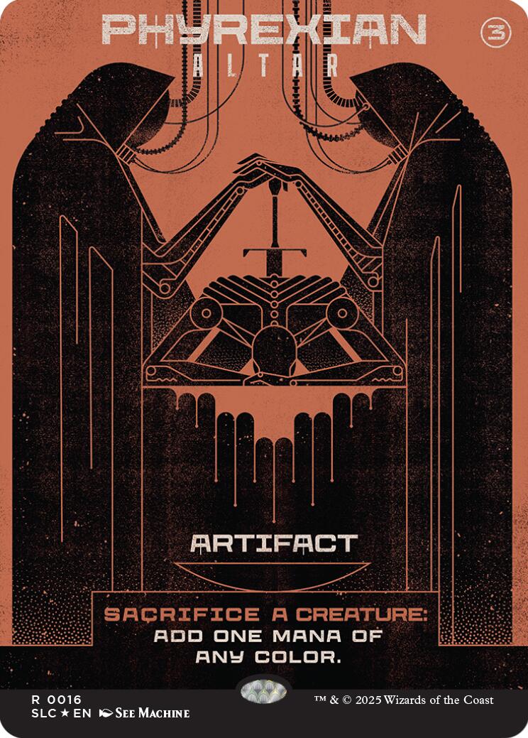 Phyrexian Altar (Halo Foil) [Secret Lair Countdown Kit] | Anubis Games and Hobby