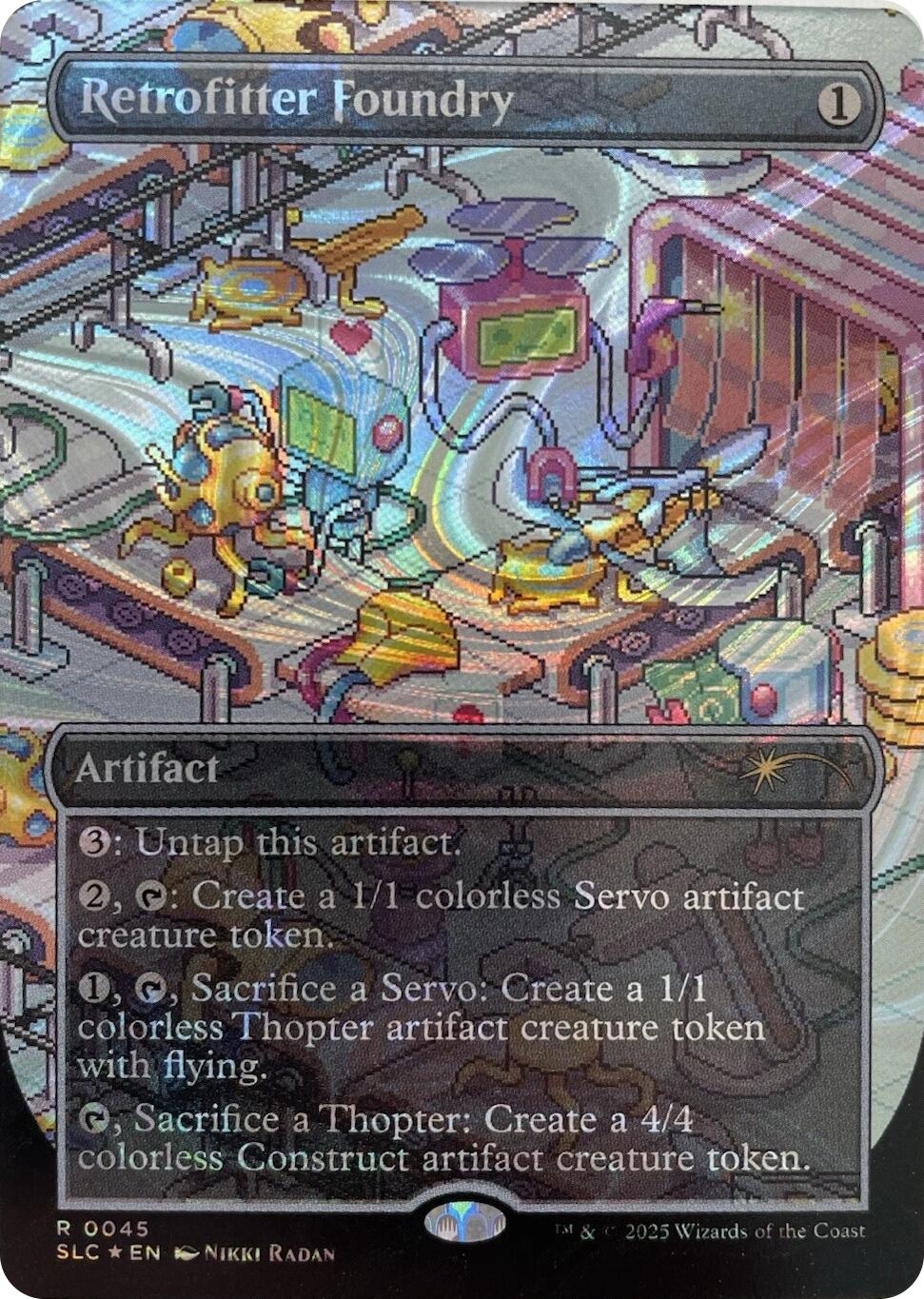 Retrofitter Foundry (Halo Foil) [Secret Lair Countdown Kit] | Anubis Games and Hobby