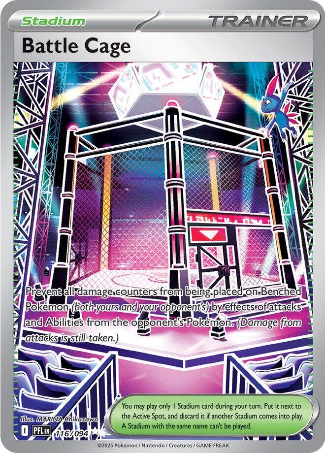 Battle Cage (116/094) [Mega Evolution: Phantasmal Flames] | Anubis Games and Hobby