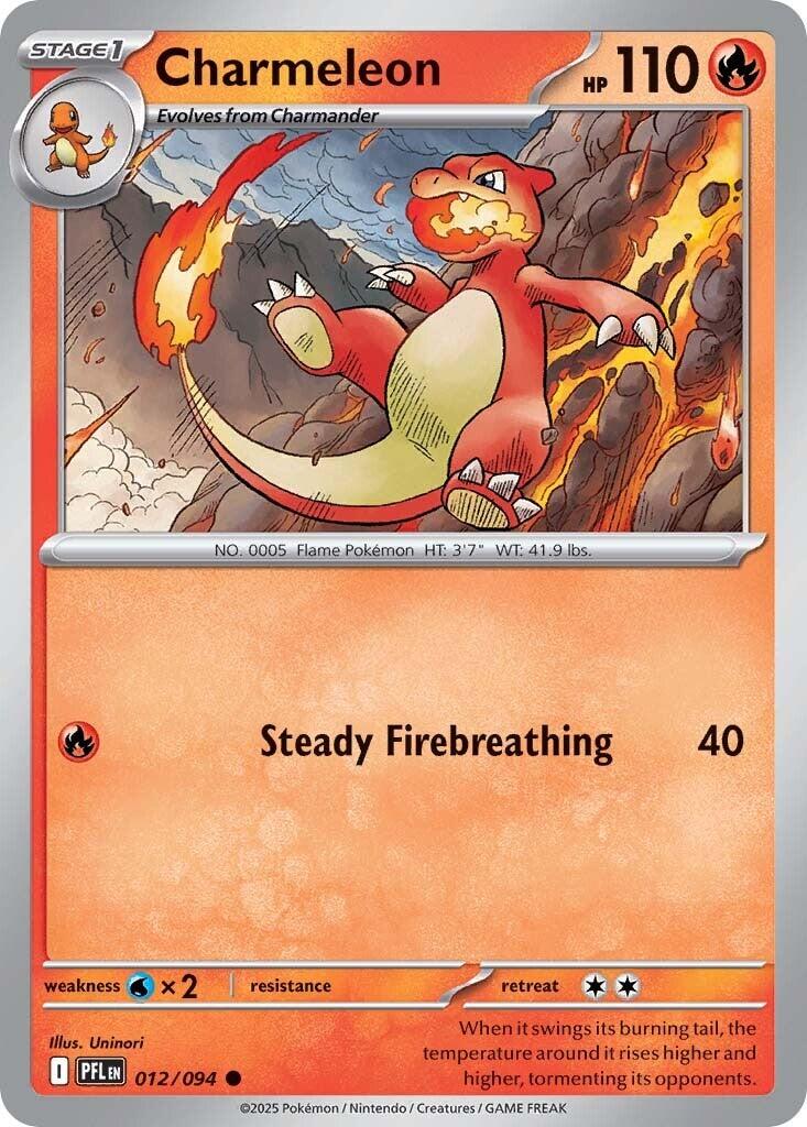 Charmeleon (012/094) [Mega Evolution: Phantasmal Flames] | Anubis Games and Hobby