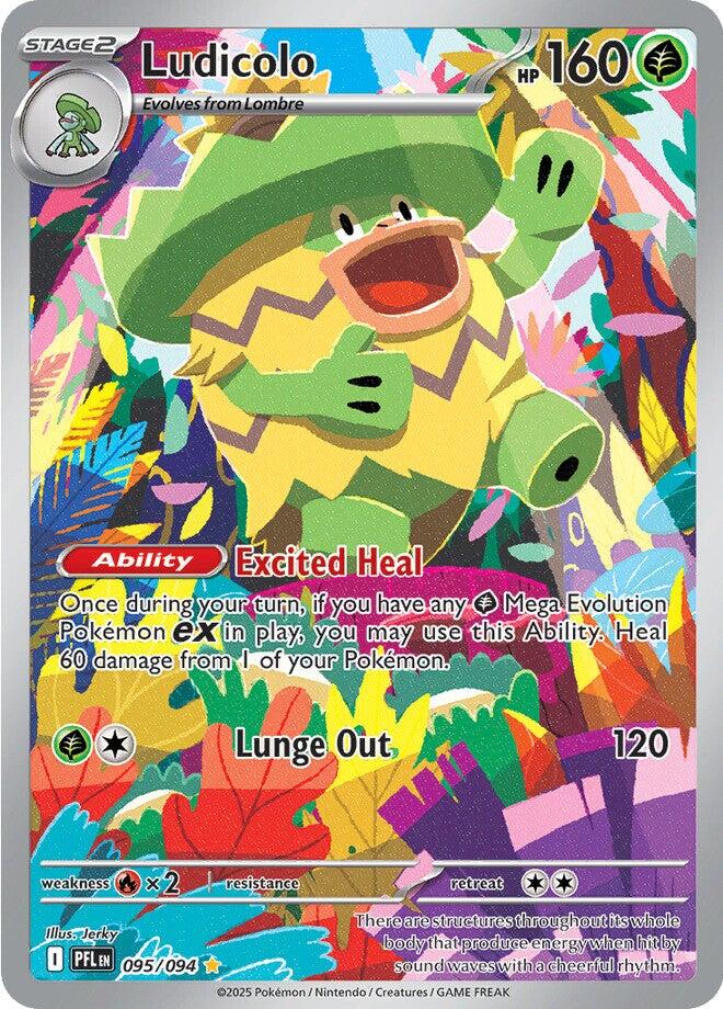 Ludicolo (095/094) [Mega Evolution: Phantasmal Flames] | Anubis Games and Hobby