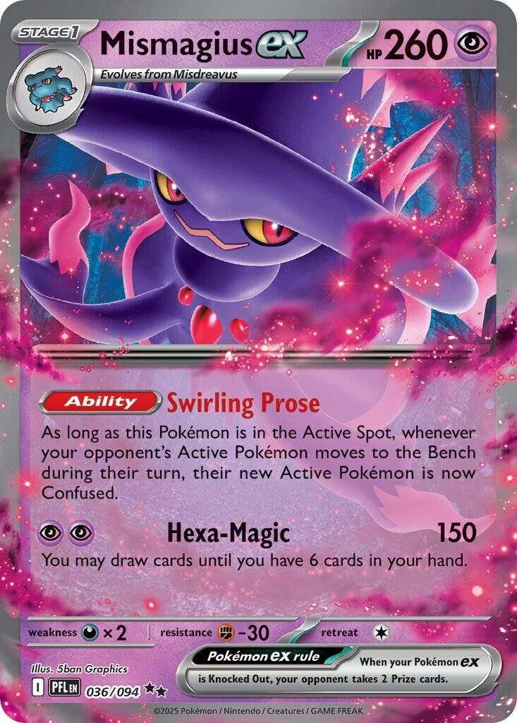 Mismagius ex (036/094) [Mega Evolution: Phantasmal Flames] | Anubis Games and Hobby