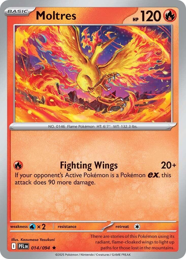 Moltres (014/094) [Mega Evolution: Phantasmal Flames] | Anubis Games and Hobby