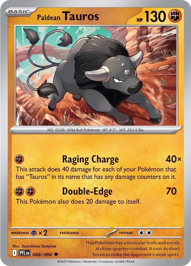 Paldean Tauros (048/094) [Mega Evolution: Phantasmal Flames] | Anubis Games and Hobby