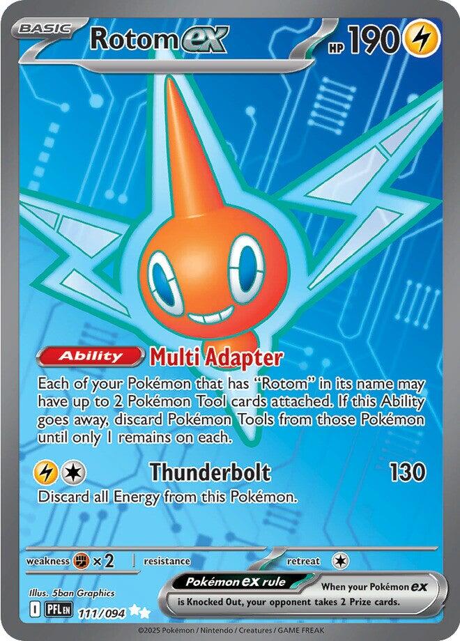 Rotom ex (111/094) [Mega Evolution: Phantasmal Flames] | Anubis Games and Hobby