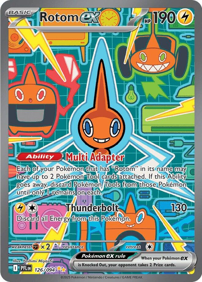 Rotom ex (126/094) [Mega Evolution: Phantasmal Flames] | Anubis Games and Hobby