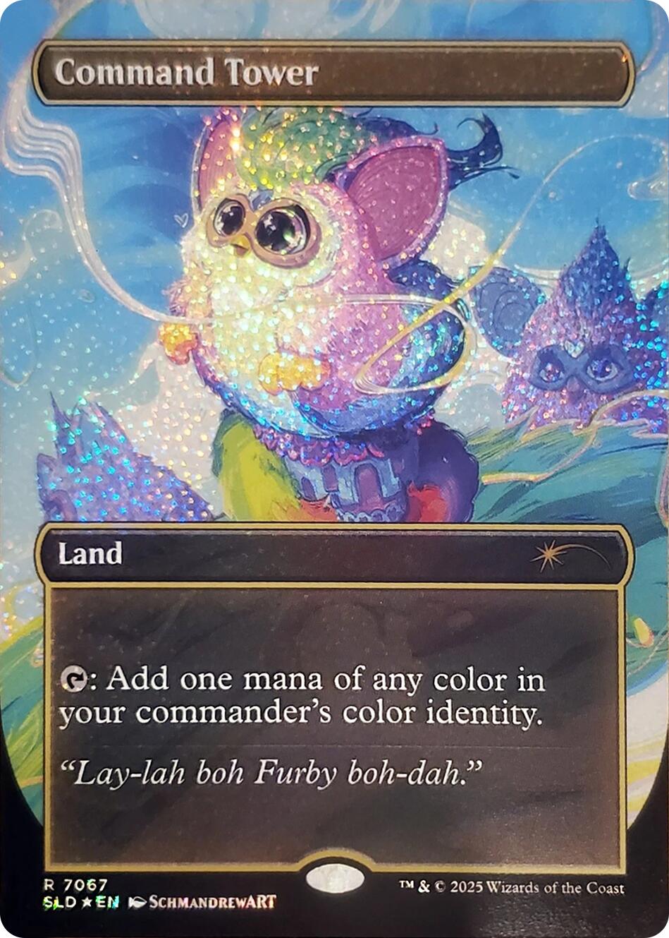 Command Tower (7067) (Confetti Foil) [Secret Lair Drop Series] | Anubis Games and Hobby