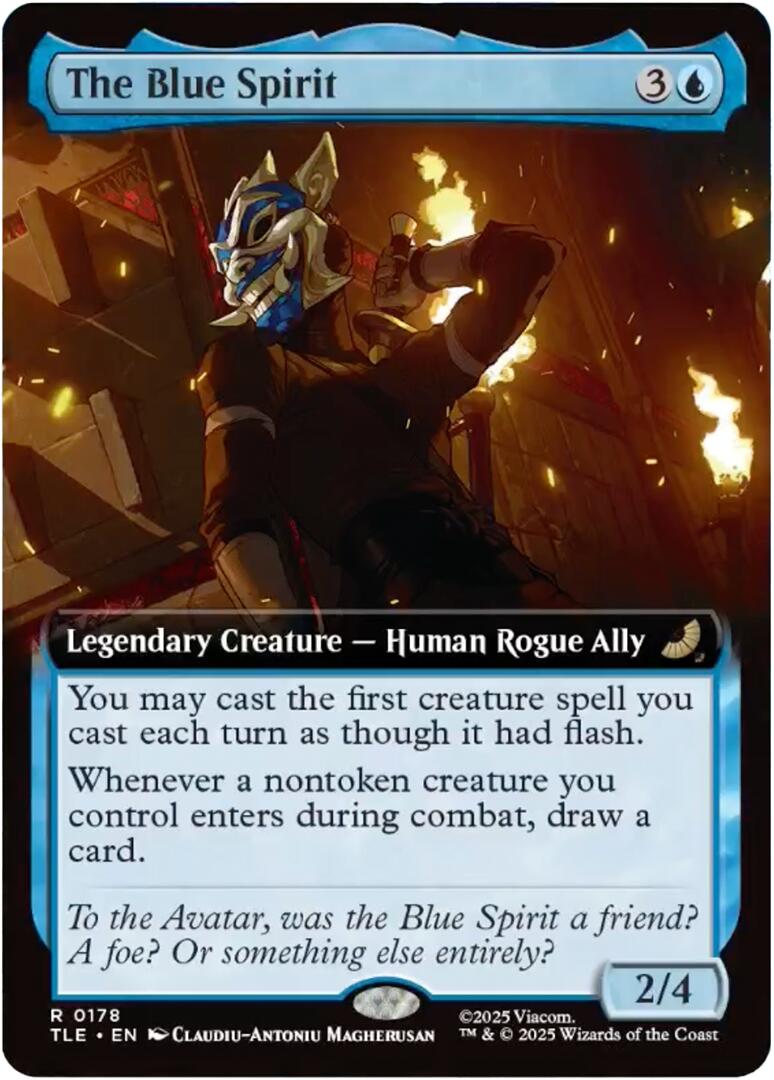 The Blue Spirit (Extended Art) [Avatar: The Last Airbender: Eternal-Legal] | Anubis Games and Hobby