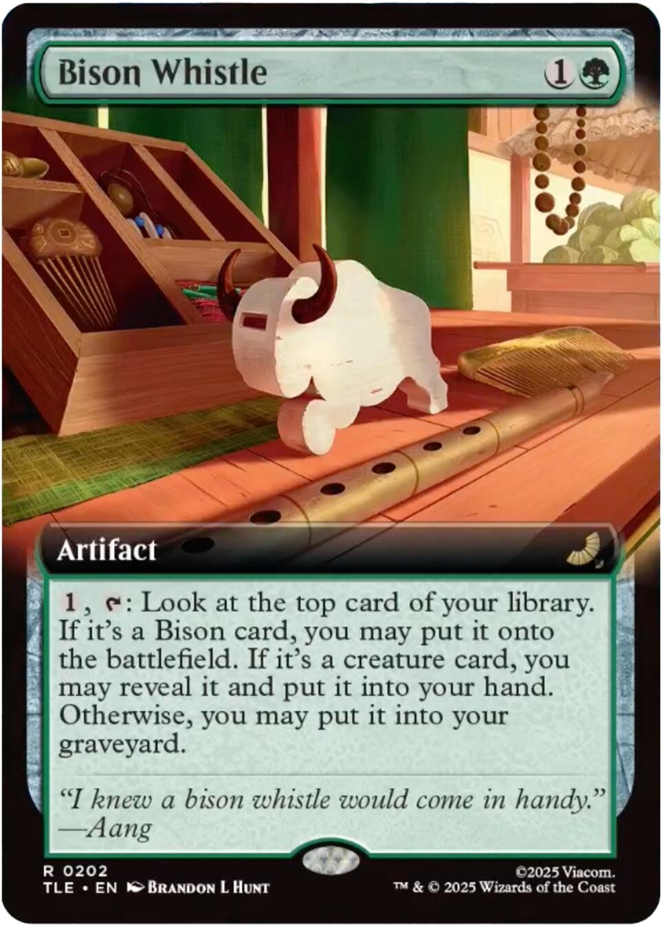 Bison Whistle (Extended Art) [Avatar: The Last Airbender: Eternal-Legal] | Anubis Games and Hobby