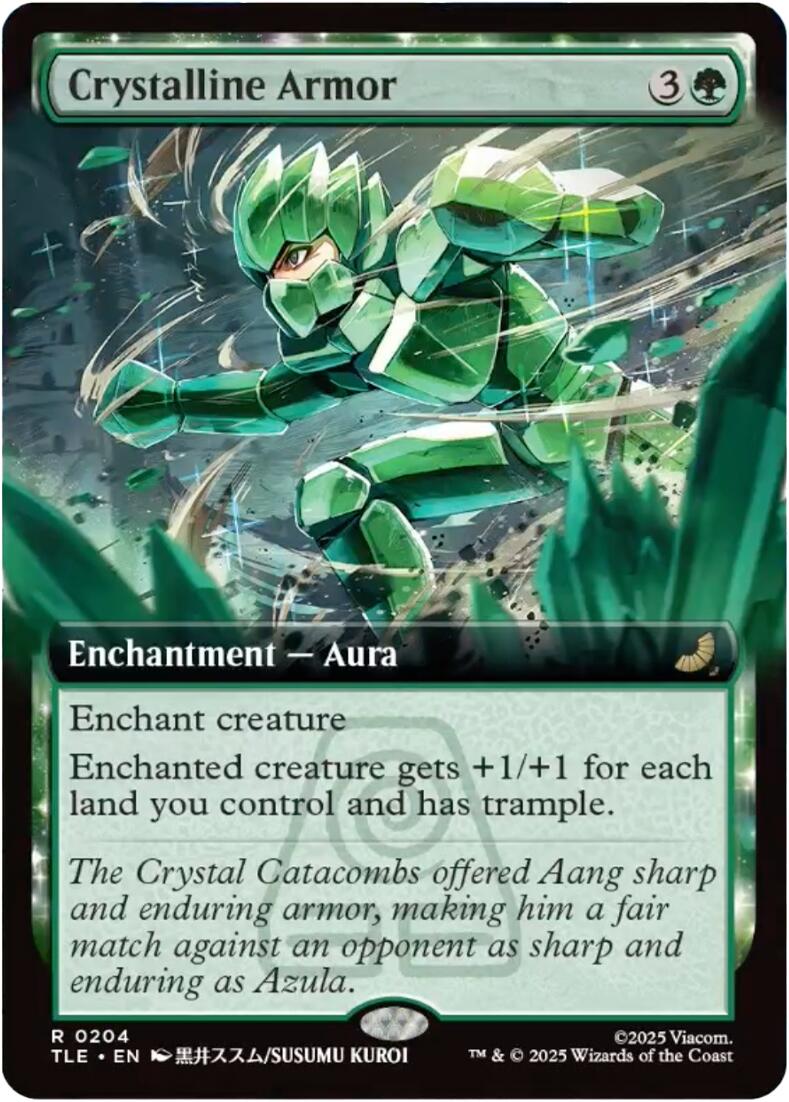 Crystalline Armor (Extended Art) [Avatar: The Last Airbender: Eternal-Legal] | Anubis Games and Hobby