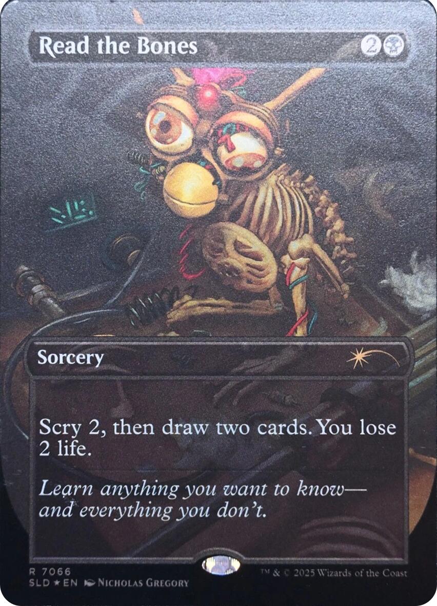 Read the Bones (Rainbow Foil) [Secret Lair Drop Series] | Anubis Games and Hobby