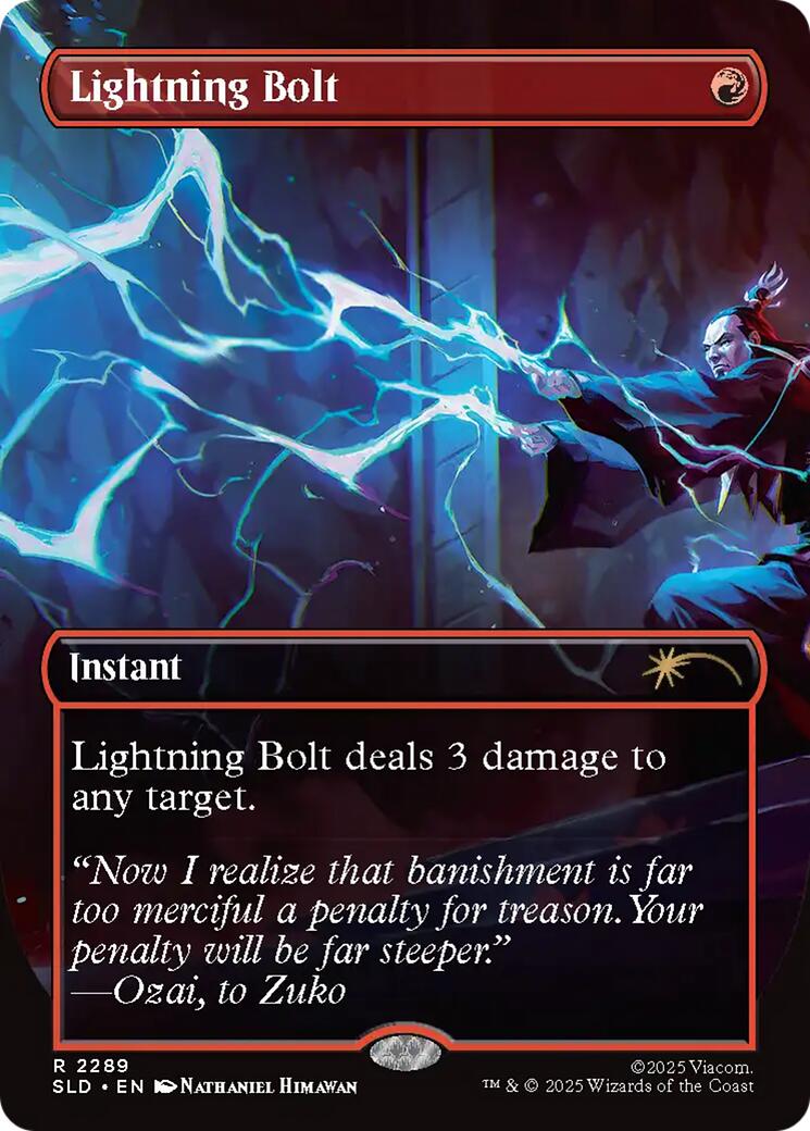 Lightning Bolt (2289) [Secret Lair Drop Series] | Anubis Games and Hobby