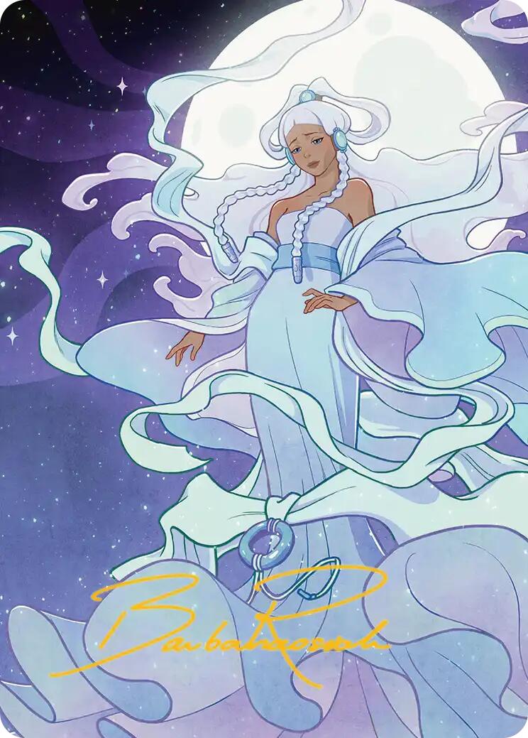 Yue, the Moon Spirit 2 Art Card (Gold-Stamped Signature) [Avatar: The Last Airbender Art Series] | Anubis Games and Hobby