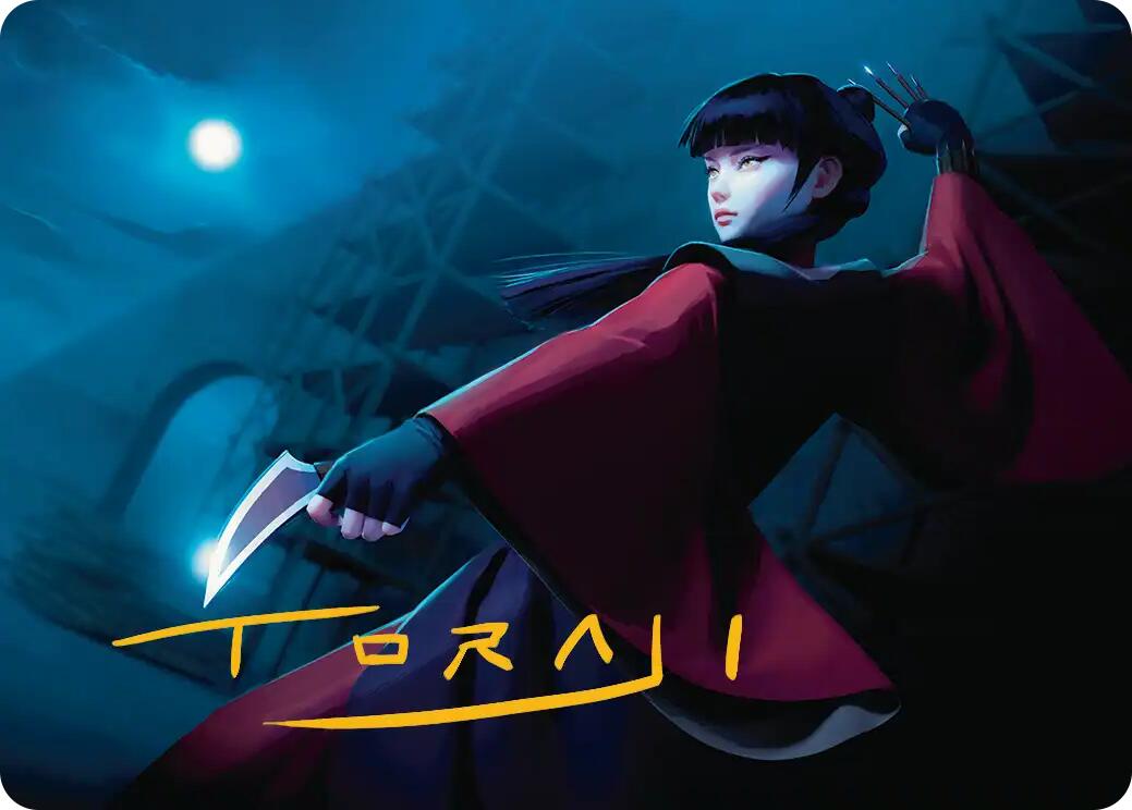 Mai, Jaded Edge Art Card (Gold-Stamped Signature) [Avatar: The Last Airbender Art Series] | Anubis Games and Hobby