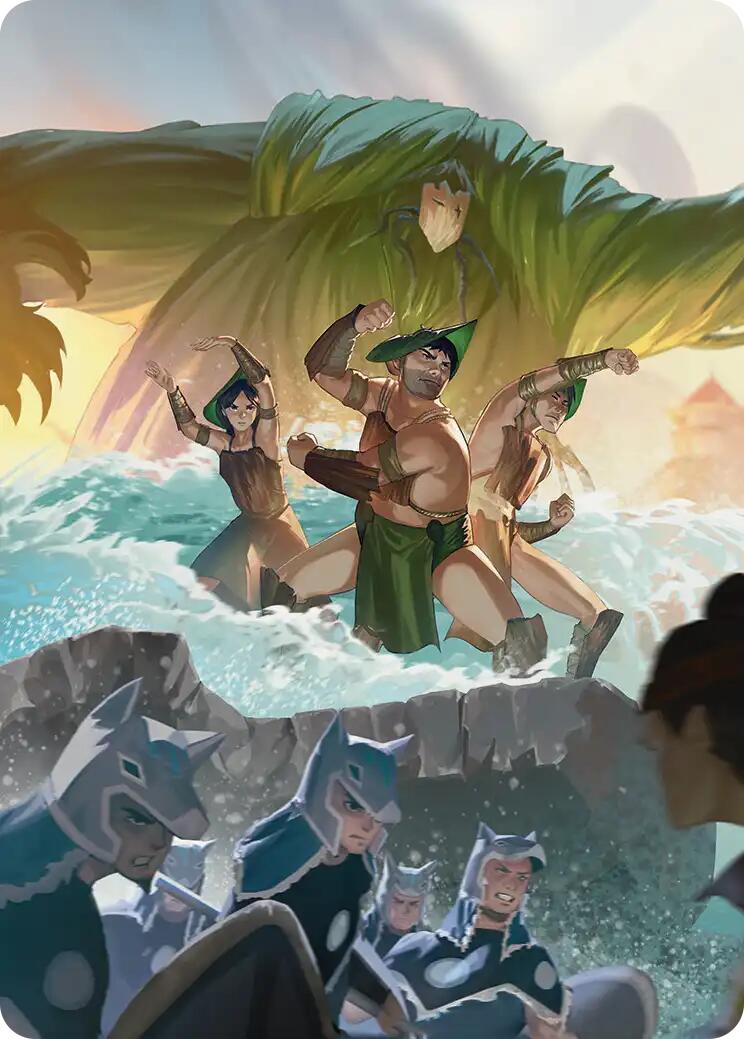 Swampbenders Art Card [Avatar: The Last Airbender Art Series] | Anubis Games and Hobby