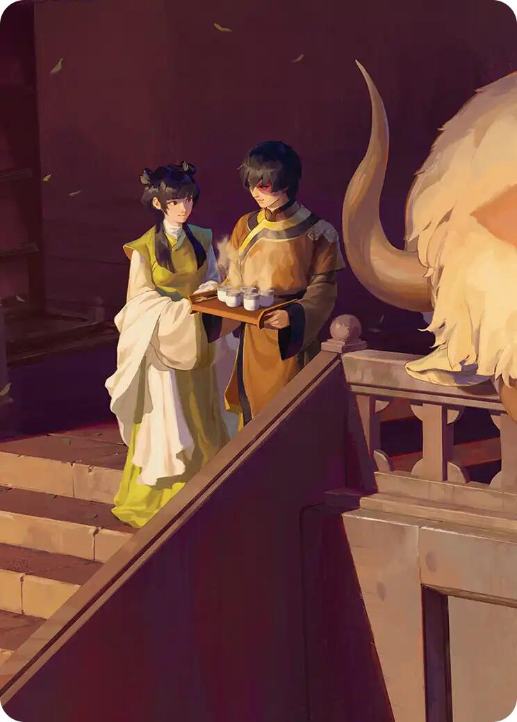 Mai and Zuko Art Card [Avatar: The Last Airbender Art Series] | Anubis Games and Hobby
