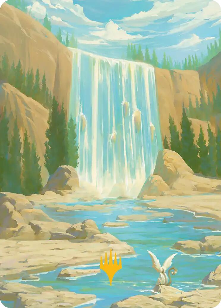 Island Art Card (Gold-Stamped Signature) [Avatar: The Last Airbender Art Series] | Anubis Games and Hobby
