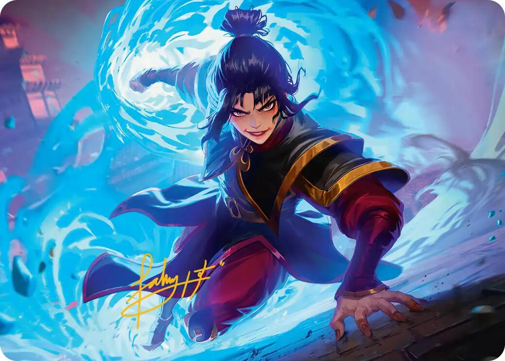 Fire Lord Azula Art Card (Gold-Stamped Signature) [Avatar: The Last Airbender Art Series] | Anubis Games and Hobby