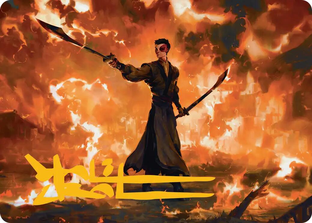 Zuko, Conflicted Art Card (Gold-Stamped Signature) [Avatar: The Last Airbender Art Series] | Anubis Games and Hobby