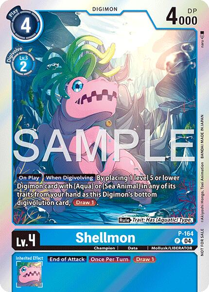 Shellmon [P-164] (Event Pack 8) [Promotional Cards] | Anubis Games and Hobby