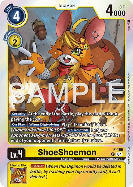 ShoeShoemon [P-165] (Event Pack 8) [Promotional Cards] | Anubis Games and Hobby