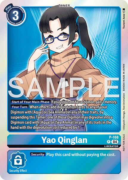 Yao Qinglan [P-168] (Event Pack 8) [Promotional Cards] | Anubis Games and Hobby
