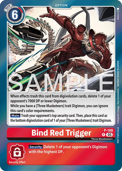 Bind Red Trigger [P-180] (Event Pack 8) [Promotional Cards] | Anubis Games and Hobby
