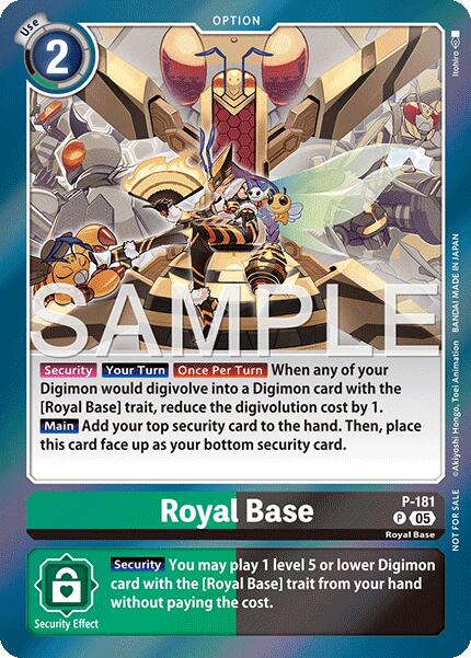 Royal Base [P-181] (Event Pack 8) [Promotional Cards] | Anubis Games and Hobby