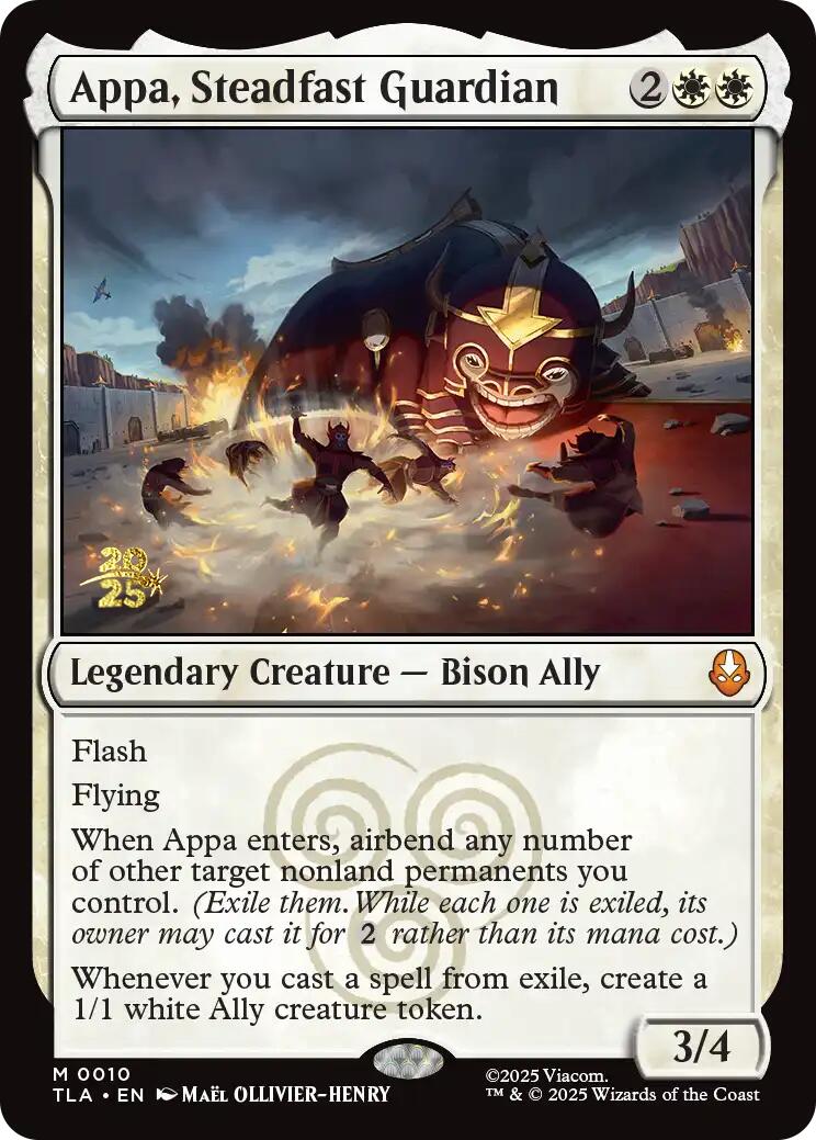 Appa, Steadfast Guardian [Avatar: The Last Airbender Prerelease Cards] | Anubis Games and Hobby