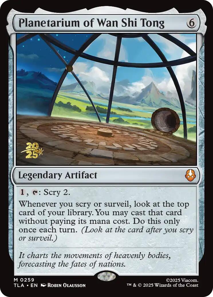 Planetarium of Wan Shi Tong [Avatar: The Last Airbender Prerelease Cards] | Anubis Games and Hobby