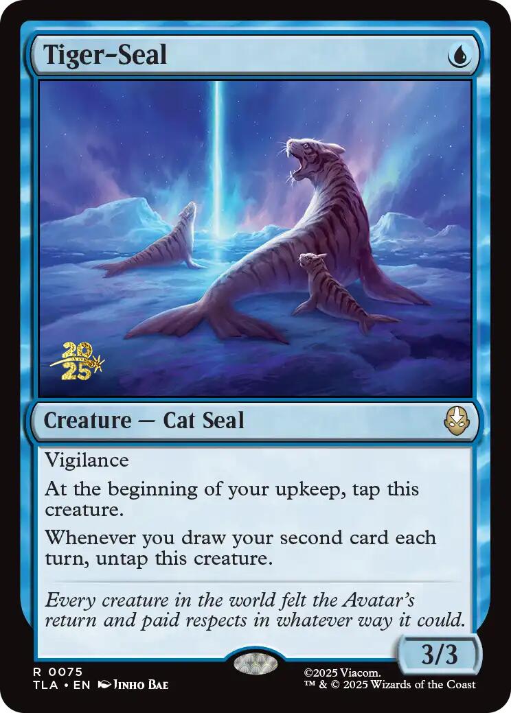 Tiger-Seal [Avatar: The Last Airbender Prerelease Cards] | Anubis Games and Hobby