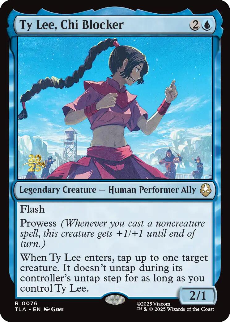 Ty Lee, Chi Blocker [Avatar: The Last Airbender Prerelease Cards] | Anubis Games and Hobby