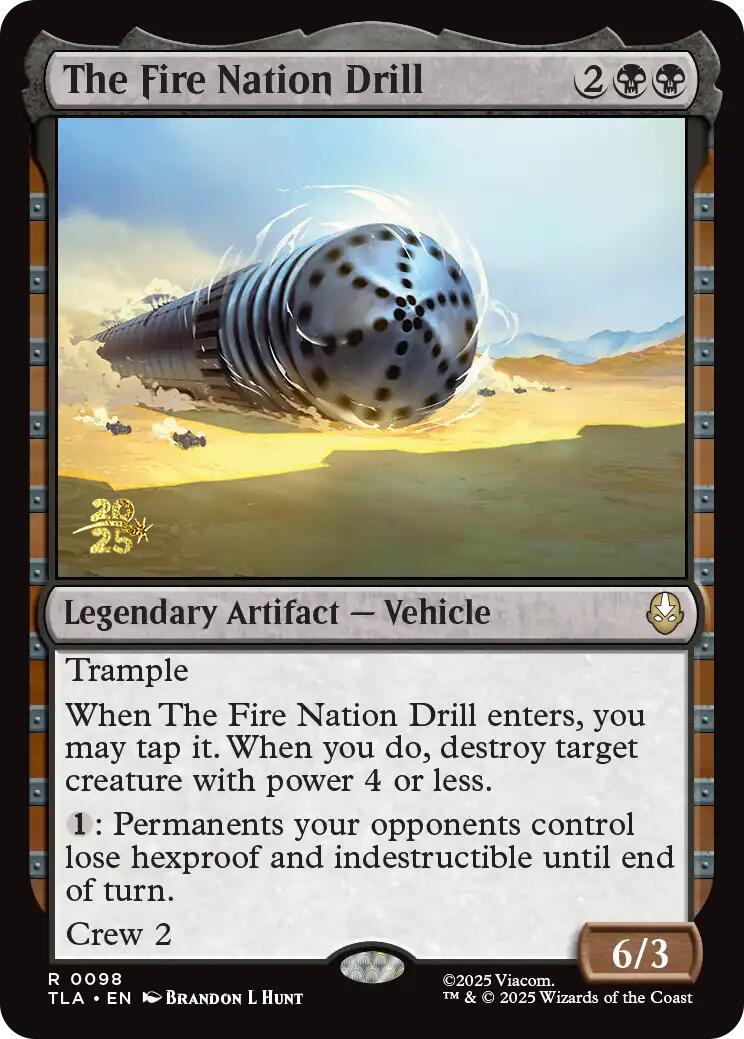 The Fire Nation Drill [Avatar: The Last Airbender Prerelease Cards] | Anubis Games and Hobby