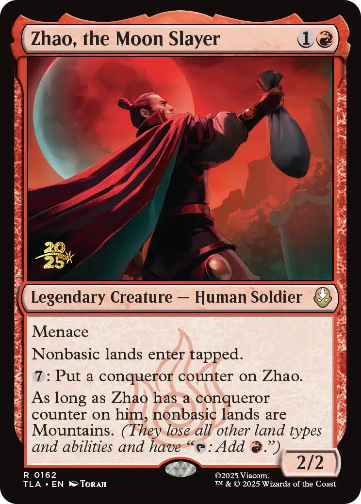 Zhao, the Moon Slayer [Avatar: The Last Airbender Prerelease Cards] | Anubis Games and Hobby