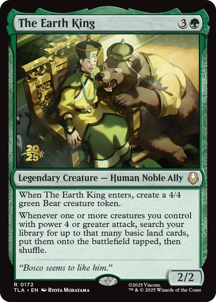 The Earth King [Avatar: The Last Airbender Prerelease Cards] | Anubis Games and Hobby