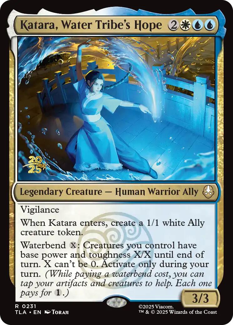 Katara, Water Tribe's Hope [Avatar: The Last Airbender Prerelease Cards] | Anubis Games and Hobby