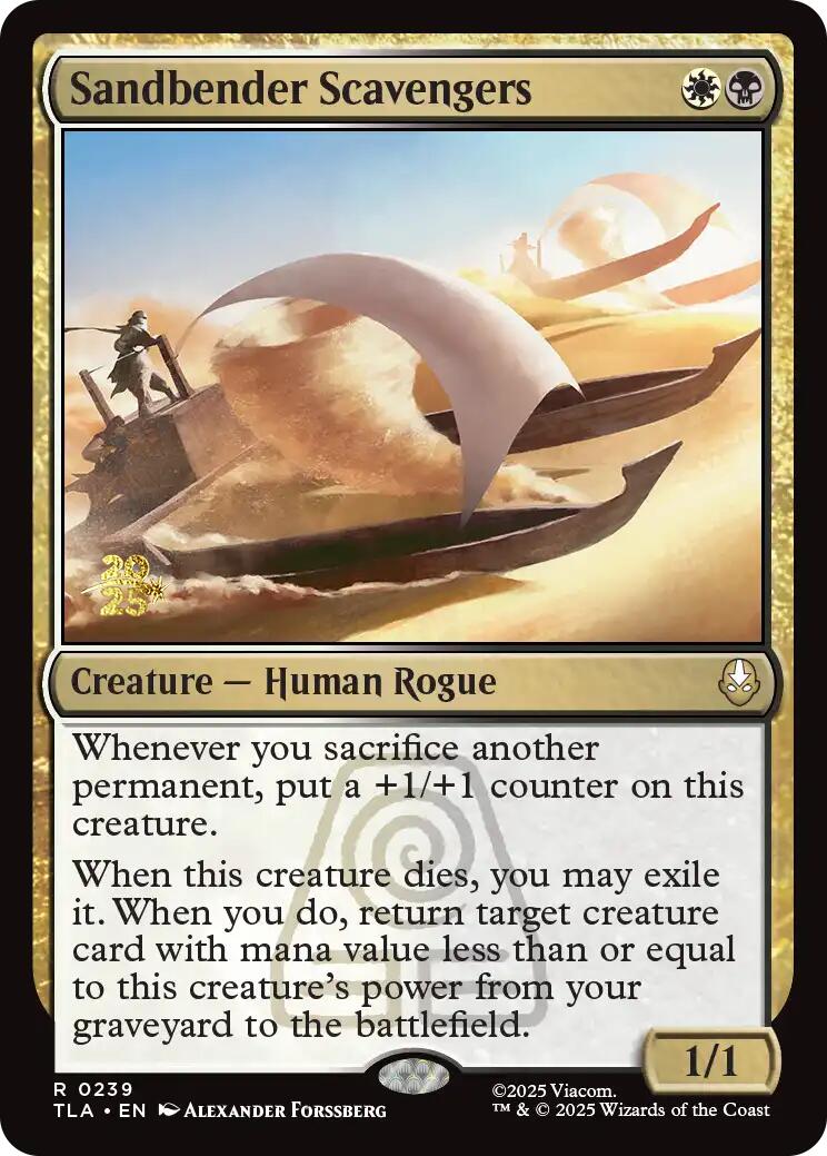 Sandbender Scavengers [Avatar: The Last Airbender Prerelease Cards] | Anubis Games and Hobby
