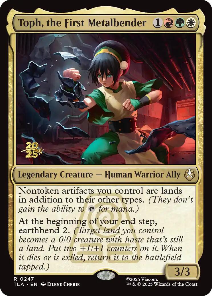 Toph, the First Metalbender [Avatar: The Last Airbender Prerelease Cards] | Anubis Games and Hobby