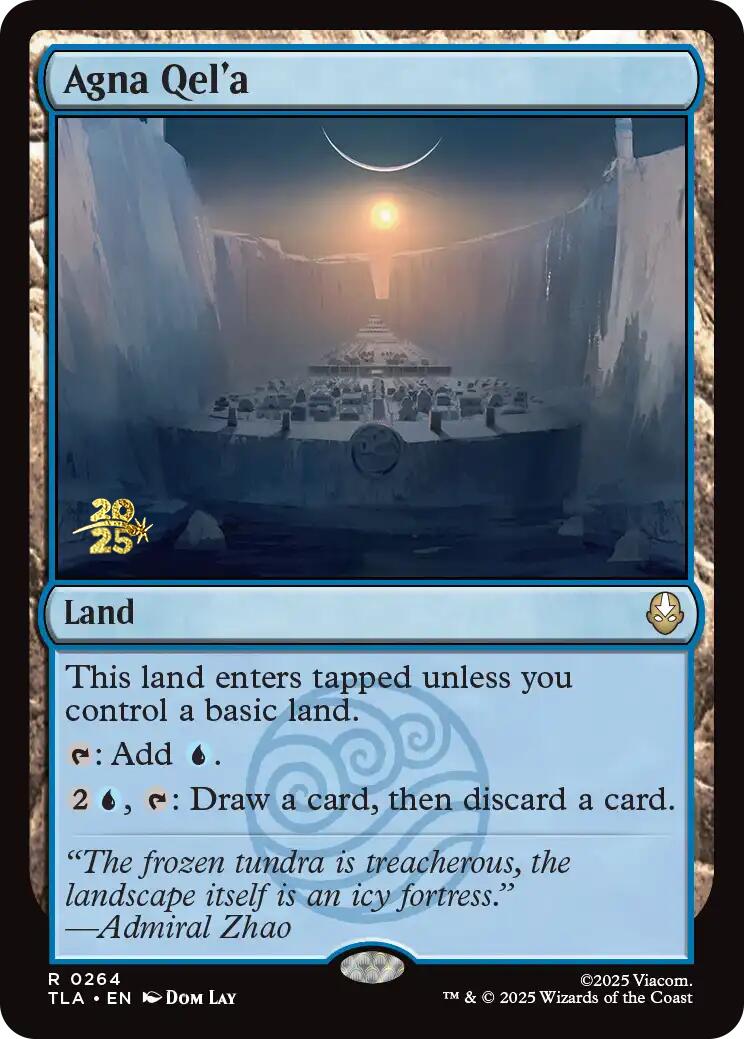 Agna Qel'a [Avatar: The Last Airbender Prerelease Cards] | Anubis Games and Hobby