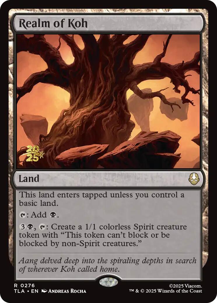 Realm of Koh [Avatar: The Last Airbender Prerelease Cards] | Anubis Games and Hobby