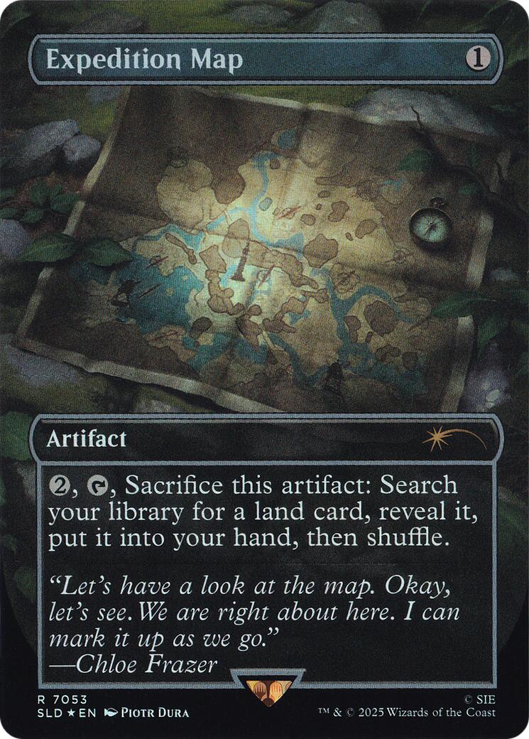 Expedition Map (Rainbow Foil) [Secret Lair Drop Series] | Anubis Games and Hobby