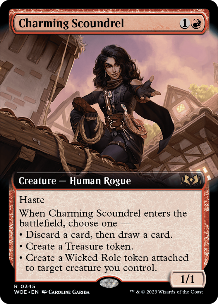 Charming Scoundrel (Extended Art) [Wilds of Eldraine] | Anubis Games and Hobby