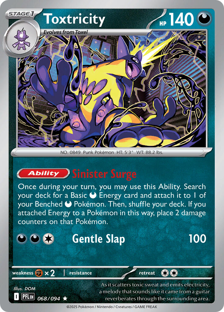 Toxtricity (068/094) (Theme Deck Exclusive) [Mega Evolution: Phantasmal Flames] | Anubis Games and Hobby