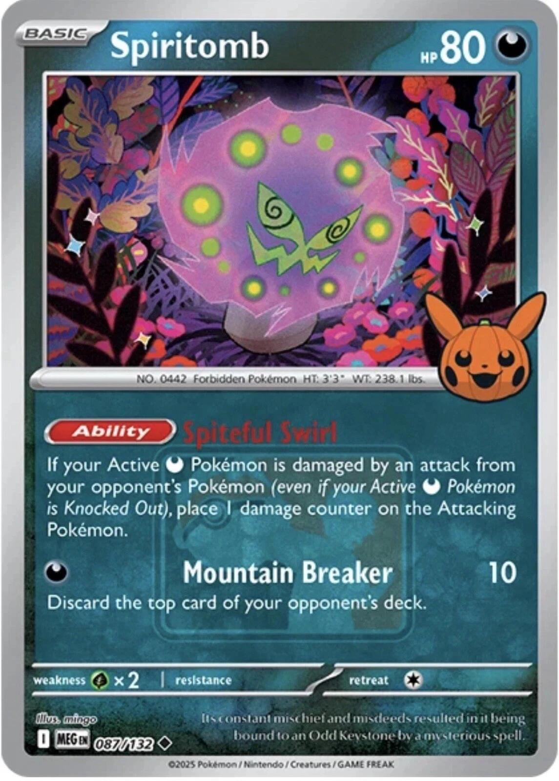 Spiritomb (087/132) (Trick or Trade Stamped) [Miscellaneous Cards] | Anubis Games and Hobby