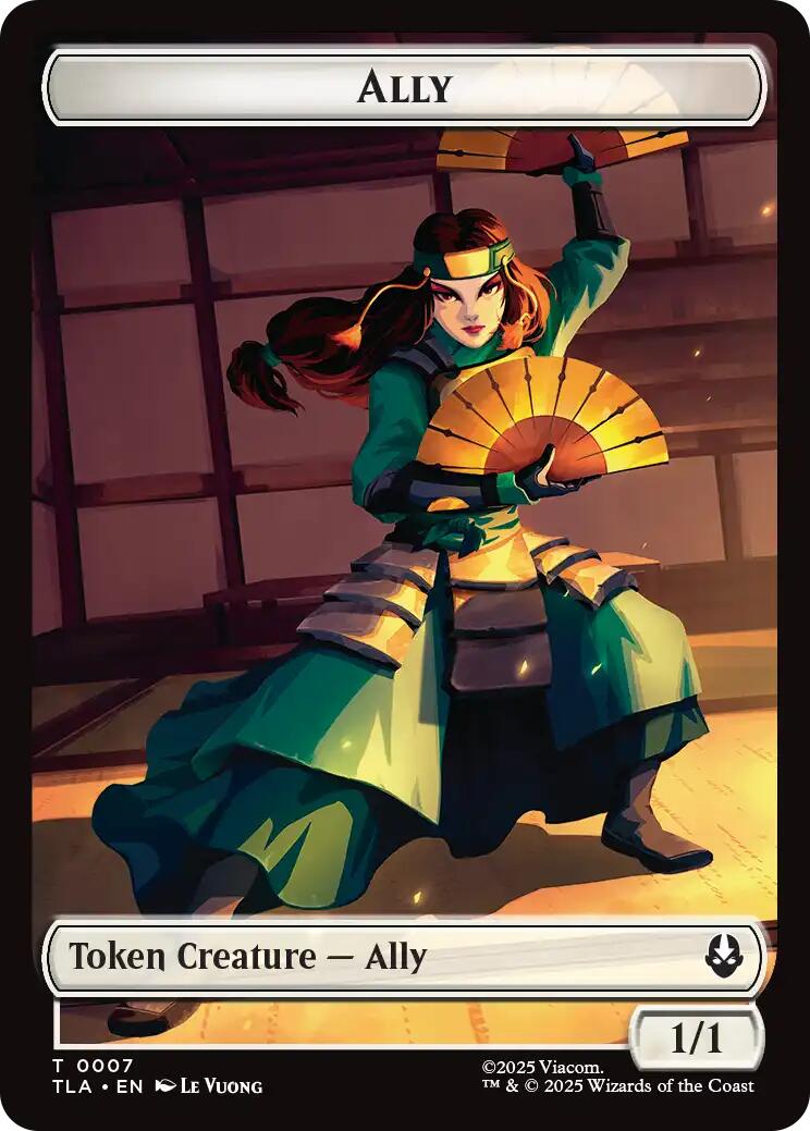 Ally (0007) // Clue (0018) Double-Sided Token [Avatar: The Last Airbender Tokens] | Anubis Games and Hobby