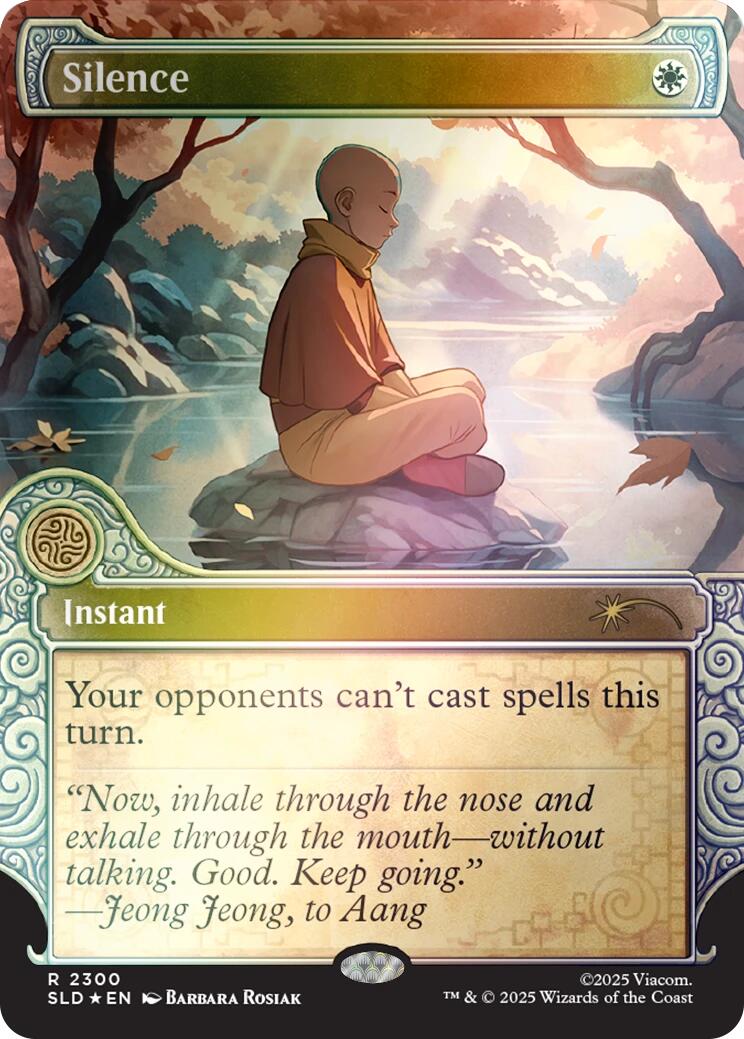 Silence (2300) (Rainbow Foil) [Secret Lair Drop Series] | Anubis Games and Hobby