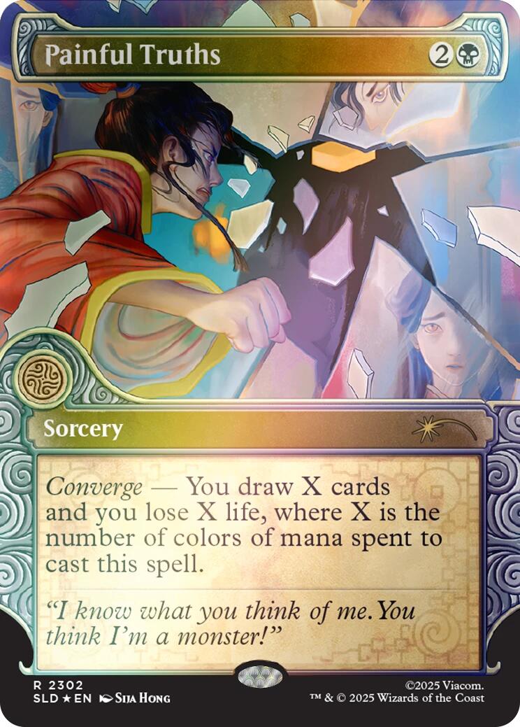 Painful Truths (Rainbow Foil) [Secret Lair Drop Series] | Anubis Games and Hobby
