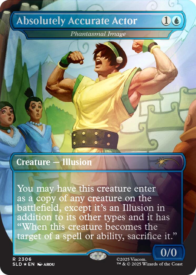 Absolutely Accurate Actor - Phantasmal Image (Rainbow Foil) [Secret Lair Drop Series] | Anubis Games and Hobby